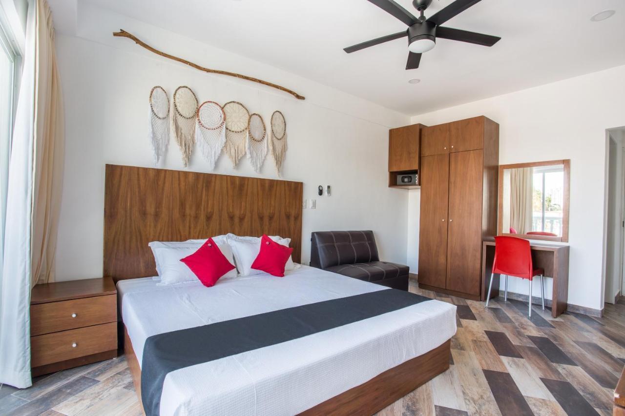 Capital O Cancun Ocean View, Cancún Zewnętrze zdjęcie A bedroom at the hotel